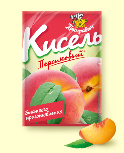Кисель Персиковый 110г*25шт Приправыч
